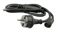 Power kabel zwart 1.5m Modular Prosystem professioneel max 6000 ledjes Power kabel zwart 1.5m Modular Prosystem professioneel max 6000 ledjes
