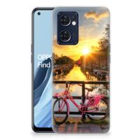 OPPO Reno 7 5G | Find X5 Lite | Silliconen Back Cover | Amsterdamse Grachten
