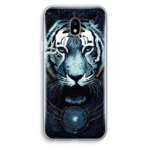 Darkness Tiger: Samsung Galaxy J3 (2017) Transparant Hoesje