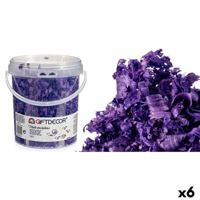 Decoratief schaafsel 1,4 L Lila (6 Stuks)