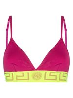 Versace soutien-gorge à imprimé Greca - Rose