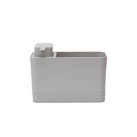 SinkSide Aanrecht Organiser Set, Aanrechtbakje en Zeepdispenser - Mid Grey - thumbnail