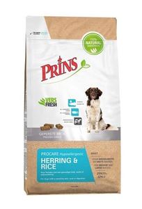 Prins procare adult medium / large herring / rice hypoallergenic (12 KG)