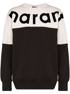 MARANT sweat Howley bicolore - Noir