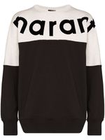 MARANT sweat Howley bicolore - Noir