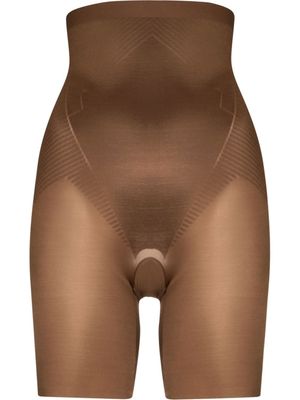SPANX short à taille haute - Marron