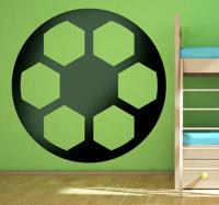 Vinilo icono pelota fútbol Vinilo icono pelota fútbol