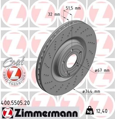 Remschijf Coat Z 400550520