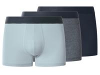 esmara Men Set van 3 heren boxers (Donkerblauw/blauw, XL)