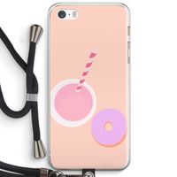 Donut: iPhone 5 / 5S / SE Transparant Hoesje met koord