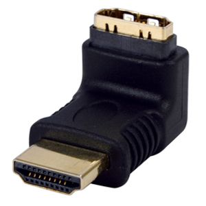 Haakse HDMI adapter verguld