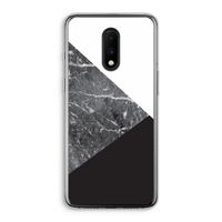 Combinatie marmer: OnePlus 7 Transparant Hoesje