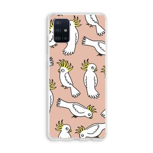 Papegaai: Galaxy A51 4G Transparant Hoesje