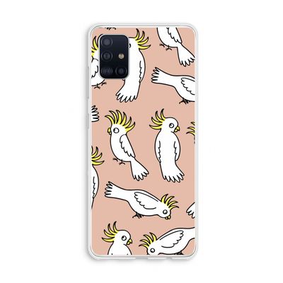 Papegaai: Galaxy A51 4G Transparant Hoesje