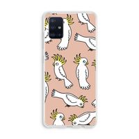 Papegaai: Galaxy A51 4G Transparant Hoesje
