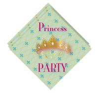 Haza Witbaard Servetten princess party, 20st. - thumbnail
