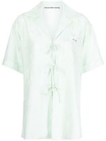 Alexander Wang chemise de pyjama en jacquard - Vert