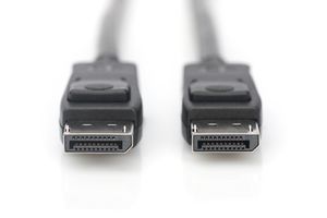 Digitus AK-340106-050-S DisplayPort-kabel DisplayPort Aansluitkabel DisplayPort-stekker, DisplayPort-stekker 5.00 m Zwart Vergulde steekcontacten, Afgeschermd