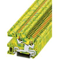 Phoenix Contact 3213962 Installatierandaardeklem 5.2 mm Snelaansluiting Groen, Geel 1 stuk(s) - thumbnail