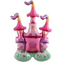 Folieballon Prinsessen Kasteel Staand (65x90cm)