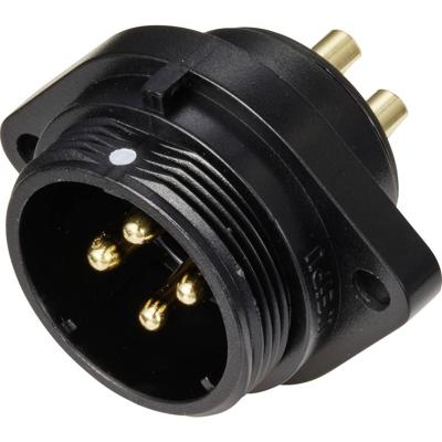 Weipu SP2113 / P 4 Ronde connector Stekker, inbouw Totaal aantal polen: 4 Serie (ronde connectoren): SP21 1 stuk(s)