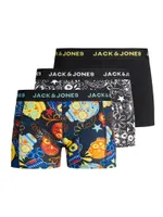 Jack & Jones jongens boxershort 3-pack - Skull Trunks