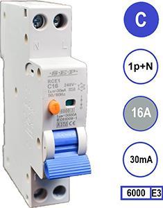 Aardlekautomaat 16A C kar 30mA 2p SEP - 4518092