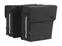 AROUND Dubbele Fietstas Solid - 34 Liter - Zwart