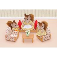 SYLVANIAN FAMILIES 4464 Sofa + 2 fauteuils + tafel