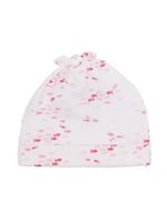 Emporio Armani Kids bonnet en coton à imprimé graphique - Blanc - thumbnail