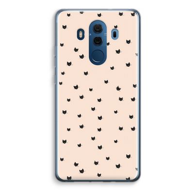 Kleine kattenkopjes: Huawei Mate 10 Pro Transparant Hoesje