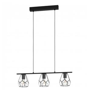 EGLO Mardyke hangende plafondverlichting Flexibele montage E27 40 W Zwart, Transparant