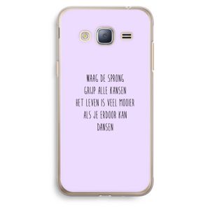 Sprong: Samsung Galaxy J3 (2016) Transparant Hoesje