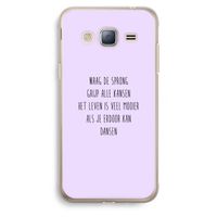 Sprong: Samsung Galaxy J3 (2016) Transparant Hoesje
