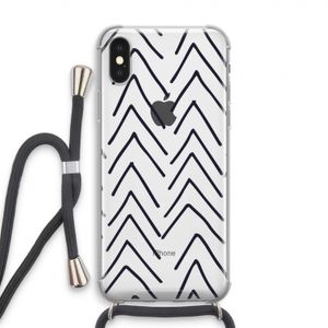 Marrakech Arrows: iPhone XS Transparant Hoesje met koord