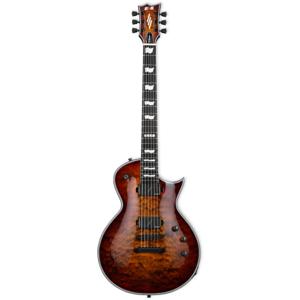 ESP E-II Eclipse Tiger Eye Sunburst elektrische gitaar met koffer