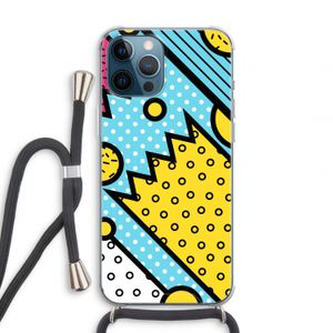 Pop Art #1: iPhone 12 Pro Transparant Hoesje met koord