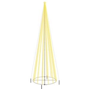 The Living Store Verlichte Kegelkerstboom - LED - 800x230 cm - Warmwit - 1.134 LED-lampjes