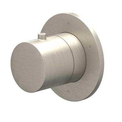 Afbouwdeel IVY Bond 3-Weg Stop-Omstel Symmetry Met Rond Rozet Geborsteld Nickel PVD IVY