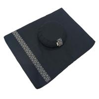 Meditatieset met kussen zafu - Marineblauw