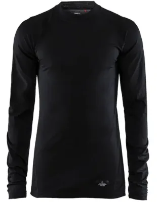 Craft Merino Lightweight Longsleeve Ondershirt (zwart) Zwart S