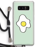 Spiegelei: Samsung Galaxy Note 8 Transparant Hoesje met koord