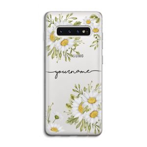 Daisies: Samsung Galaxy S10 4G Transparant Hoesje
