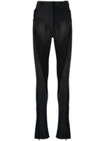 Mugler pantalon à coupe évasée - Noir - thumbnail