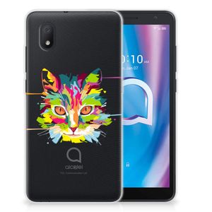 Alcatel 1B (2020) Telefoonhoesje met Naam Cat Color