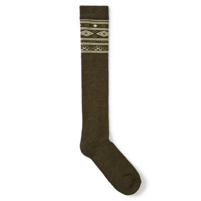 Rolestown alpaca sokken Olive Long