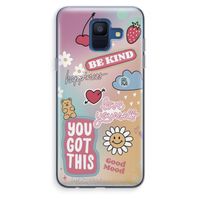 Positivity: Samsung Galaxy A6 (2018) Transparant Hoesje