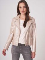 Leren bikerjas Leren bikerjas