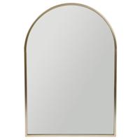 Wandspiegel Arch - goud - metaal - halfrond - 40 x 60 cm - wanddecoratie spiegels