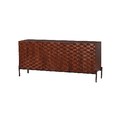 Tower Living Dressoir 'Paola' Mangohout, 165cm